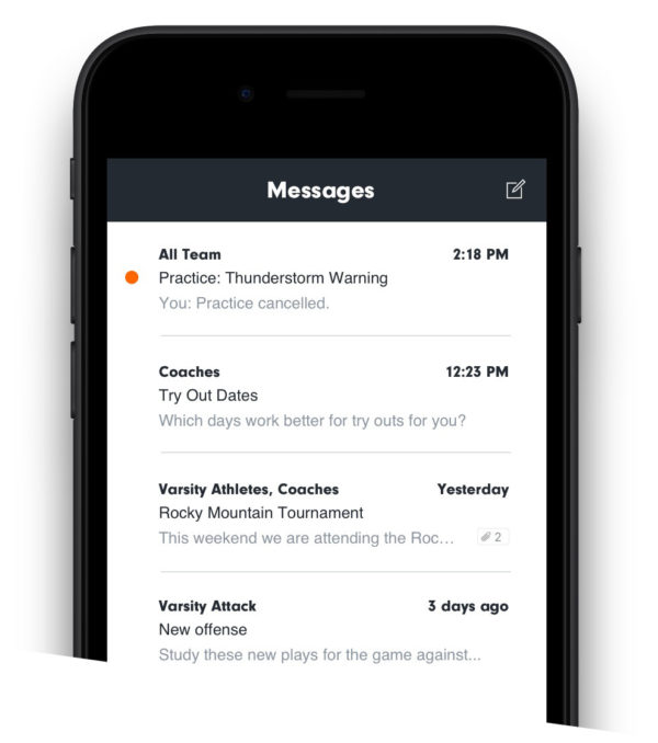 lacrosse messaging
